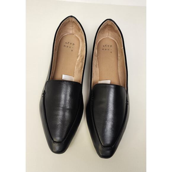 A New Day Women's Hayes Memory Foam Insole Loafer Flats Shoes Black Size US 8 - Picture 1 of 9